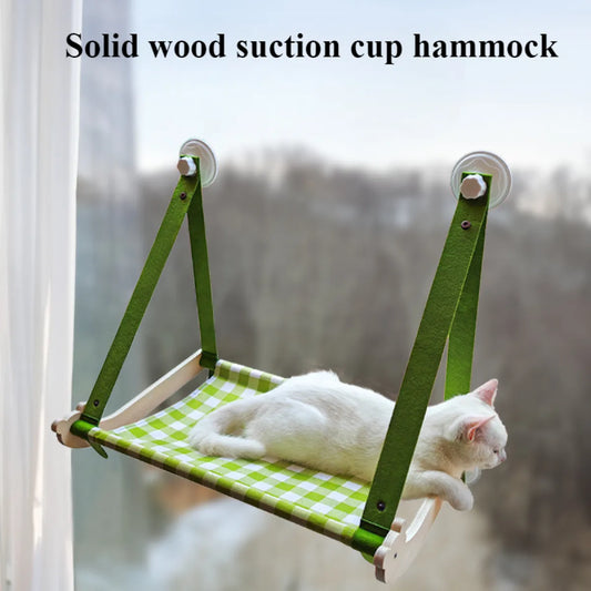 Durable Wooden Cat Window Hammock