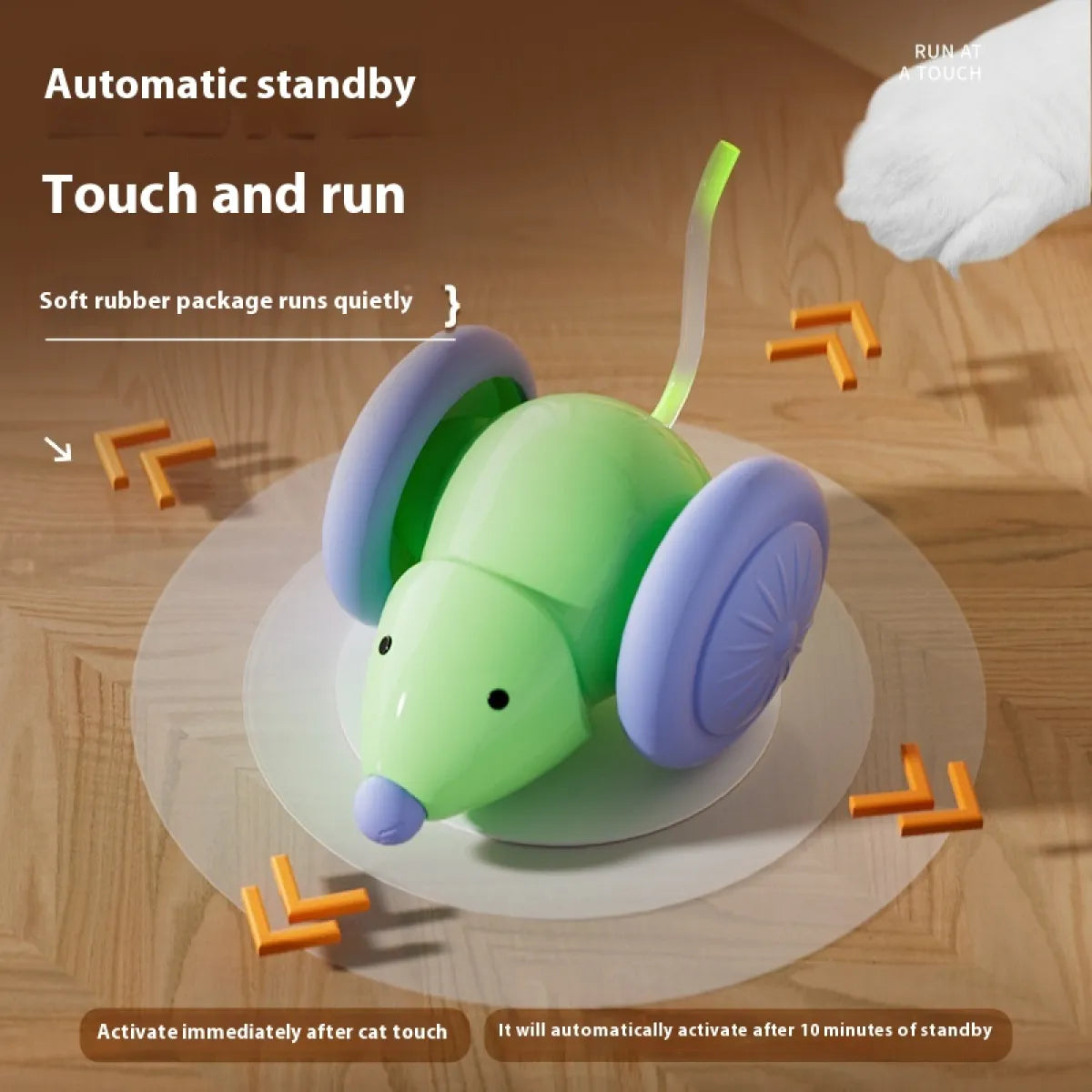 Interactive Electric Mouse Cat Toy