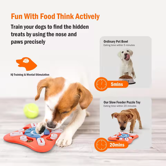 Puzzle Dog Toy Slow Feeder